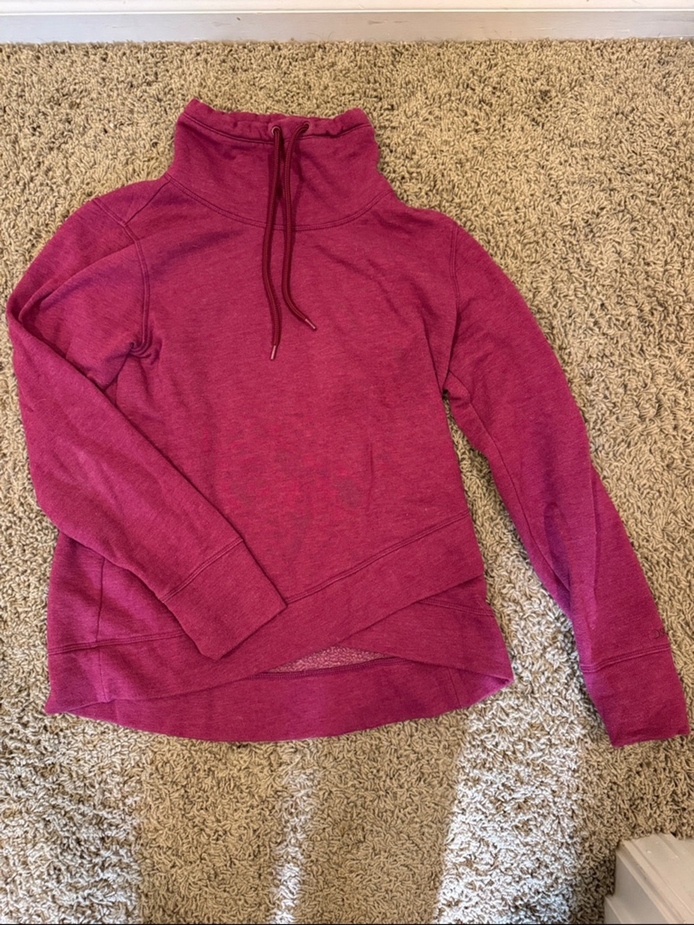 DSG Pink Cowl Neck Pullover